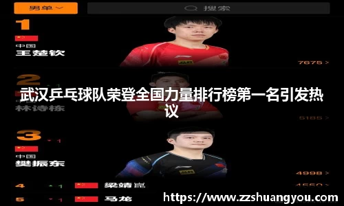武汉乒乓球队荣登全国力量排行榜第一名引发热议